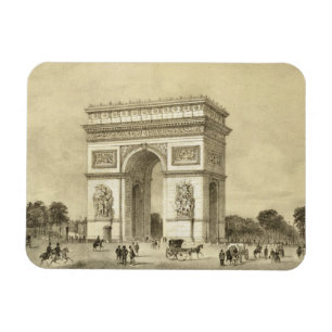 L'Arc de Triomphe、Auguste Bryが刻むパリ マグネット