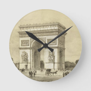L'Arc de Triomphe、Auguste Bryが刻むパリ ラウンド壁時計