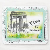 L'Arc de Triomphe Collageの芸術 マウスパッド (正面)