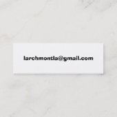 LarchmontLA.com スキニー名刺 (裏面)