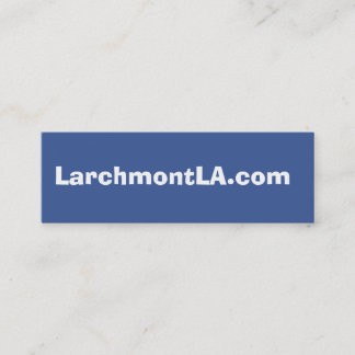 LarchmontLA.com スキニー名刺