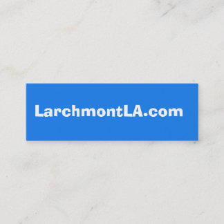LarchmontLA.com スキニー名刺