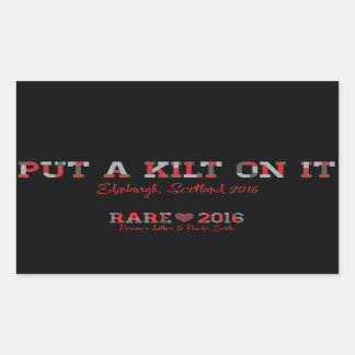 LARE16 Kiltステッカー 長方形シール