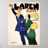 LAREN GOOI Holland 1913フェスティバル博覧会 ポスター (正面)