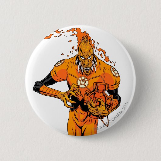 Larfleeze -エージェント・オレンジ4 缶バッジ (正面)