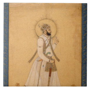 Largからの皇帝Farrukhsiyar (1683-1719年) タイル