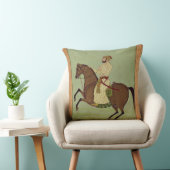 、Largからのc.1790馬上のMughalの貴族、 クッション (椅子)