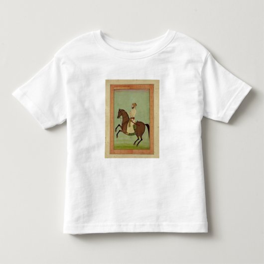 、Largからのc.1790馬上のMughalの貴族、 トドラーTシャツ (正面)