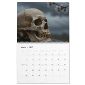 Large 2026 Skull Art Calendar カレンダー (3月 2027)