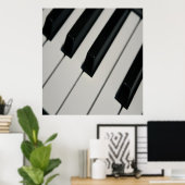 Large 32" X 34" Piano Keyboard ポスター (ホームオフィス)