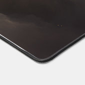 Large Abstract Golden Nebula Mouse Pad デスクマット (コーナー)