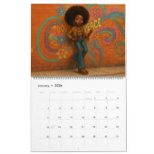 Large African American/Black Woman 2026 Calendar  カレンダー (1月 2026)