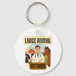 Large Animal Veterinarian – Farm Vet Mode Design キーホルダー