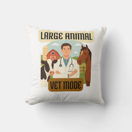 Large Animal Veterinarian – Farm Vet Mode Design クッション