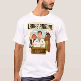 Large Animal Veterinarian – Farm Vet Mode Design Tシャツ