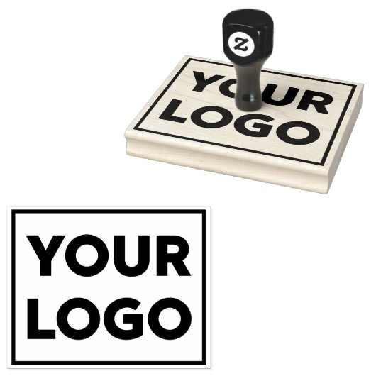Large Any Shape Business Logo ラバースタンプ (押印)