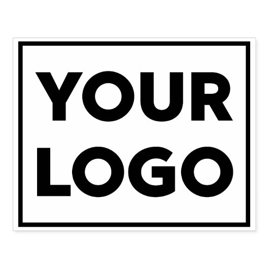 Large Any Shape Business Logo ラバースタンプ (インプリント)