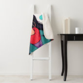 Large Autumn Girl Sherpa Blanket – Cozy Oversized  シェルパブランケット (インサイチュ)