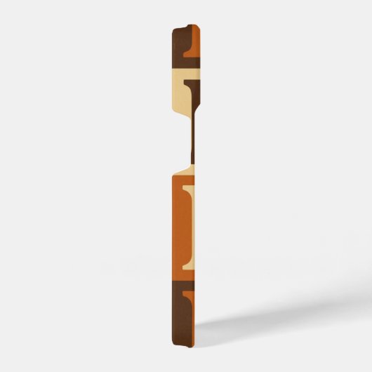 “Large B Graphic Phone Case, Stylish Protector” iPhoneケース (右側面)