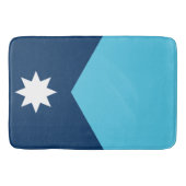 Large bath mat with flag of Minnesota, USA バスマット (正面)
