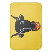 Large bath mat with flag of Uri Canton, Swiss バスマット (正面縦)
