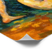 Large Bathers by Paul Cezanne ポスター (角)