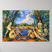 Large Bathers by Paul Cezanne ポスター (正面)