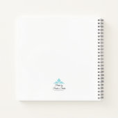 Large Blue Flower ノートブック (裏面)