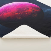 Large Bright Red Planet シェルパブランケット (3/4)