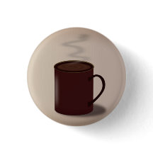 Large brown cup of hot chocolate modern