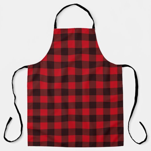 Large Checkered Apron エプロン (正面)