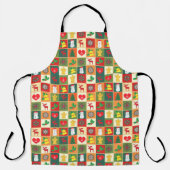 Large Checkered Apron エプロン (正面)