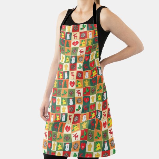 Large Checkered Apron エプロン (インサイチュ)