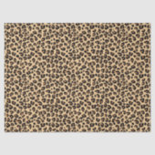 Large Classic Tan and Black Leopard Fur Spots 薄葉紙 (正面)