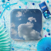 Large cloud ペーパープレート (パーティー)