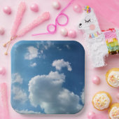 Large cloud ペーパープレート (パーティー)