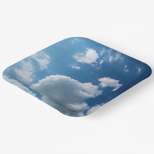 Large cloud ペーパープレート (傾斜あり)