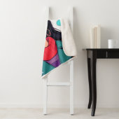 Large Cozy Autumn Girl Fleece Blanket – Oversized  シェルパブランケット (インサイチュ)