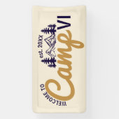 Large Custom Camp Party Cool Welcome 横断幕 (縦)