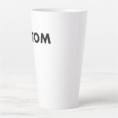 Large Custom Latte Mug Blank Template - 17oz カフェラテマグ (正面)