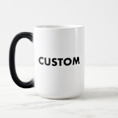 Large Custom Magic Photo Mug Blank Template - 15oz モーフィングマグカップ (左)