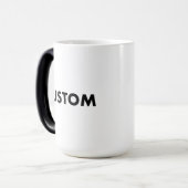 Large Custom Magic Photo Mug Blank Template - 15oz モーフィングマグカップ (正面左)