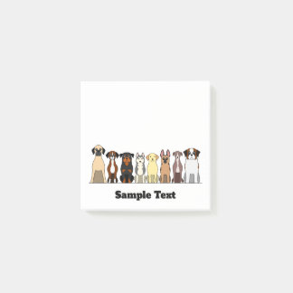 large dogs border postit ポストイット