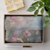 Large Fantasy Floral Angles Decoupage Paper 薄葉紙 (ギフト)