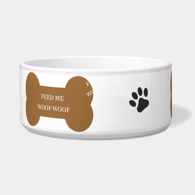 LARGE FEEDING DOG BOWL ボウル (左)