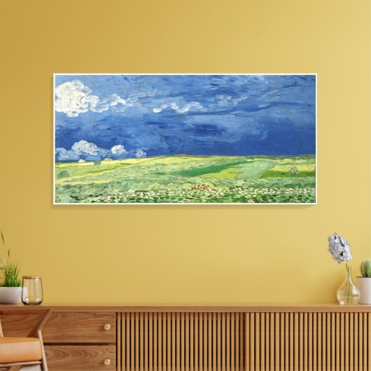 Large Fine Art Painting Van Gogh Landscape キャンバスプリント (インサイチュ (リビング))