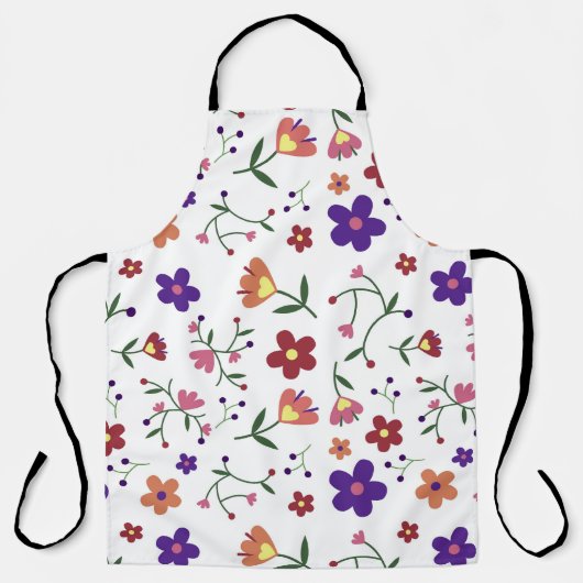 Large Floral Apron エプロン (正面)