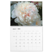 Large Flowers 2026 Calendar カレンダー (3月 2026)