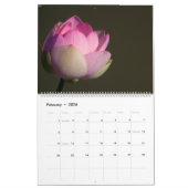 Large Flowers 2026 Calendar カレンダー (2月 2026)