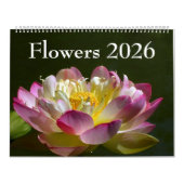 Large Flowers 2026 Calendar カレンダー (カバー)